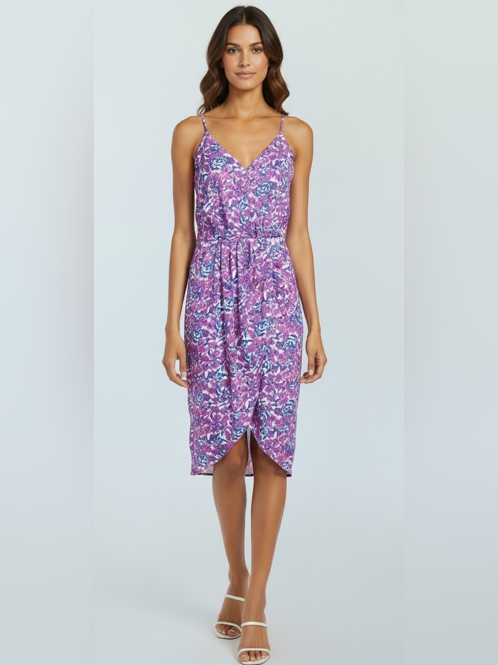 Chelsea28 floral Faux Wrap Dress size S
